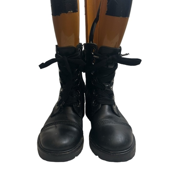 Zadig & Voltaire Joe Black Ankle Zip Combat Military Gothic Punk Boots Fit main image 16